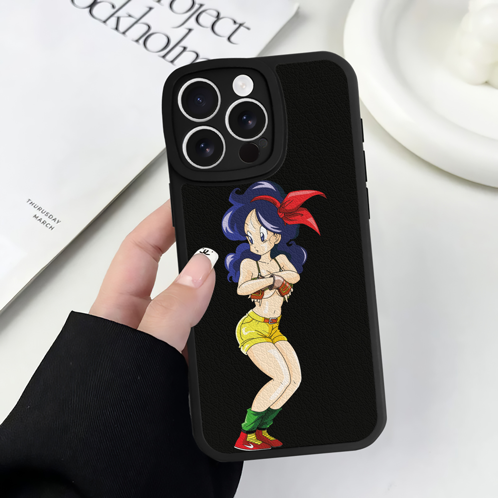 （画像用） ドラゴンボール DRAGON BALL 【iPhone 16シリーズ対応】シリコンスマホケース（レザー調） 材質：シリコン